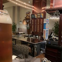 Fathoms Lounge - The taps of some local brews