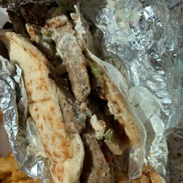 Greed and lamb gyro
