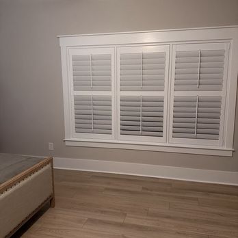 AAA Blind & Shutter Factory - Shutters for primary bedroom. - Shades & Blinds Near Me - Little River, South Carolina