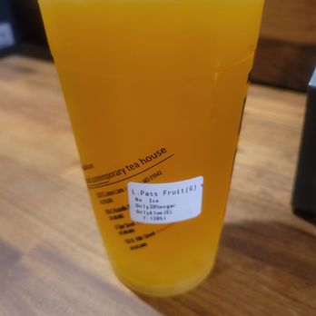 Tea Do - Boston - Passion fruit green tea with aloe jelly, no sugar no ice - Coffee & Tea Near Me - Boston, Massachusetts Tea Do - Boston - Passion fruit green tea with aloe jelly, no sugar no ice - Coffee & Tea Near Me - Boston, Massachusetts