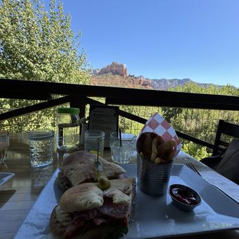 Hideaway House - Italian grinder & blueberry lemonade cocktail - Pizza Near Me - Sedona, Arizona