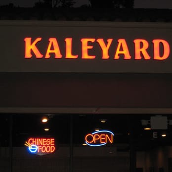 Kaleyard - a neon sign for a chinese food restaurant - Chinese Near Me - Laguna Niguel, California