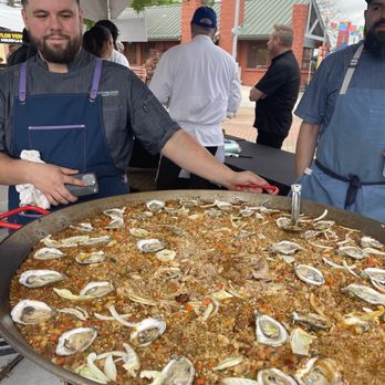 Annual Paella Challenge - Oysters bbq'd Paella ! Delicious! - Local Flavor Near Me - San Antonio, Texas Annual Paella Challenge - Oysters bbq'd Paella ! Delicious! - Local Flavor Near Me - San Antonio, Texas