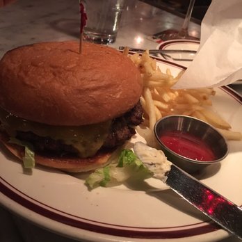 Ozzie's Good Eats - Rare cheeseburger with straw fries - American Near Me - Fairfax, Virginia