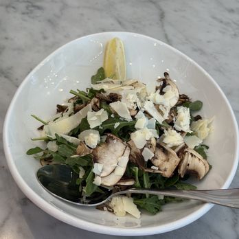 Isola - Mushroom arugula salad with Parmesan - Italian Near Me - Encinitas, California