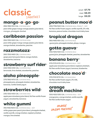 Menu photo 3 Jamba Kihei, HI Menu photo 3 Jamba Kihei, HI