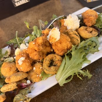 Sea Salt Seafood Lounge - Lobster Bites (w/feta crumbles and fried jalapeños) - Seafood Near Me - Atlanta, Georgia Sea Salt Seafood Lounge - Lobster Bites (w/feta crumbles and fried jalapeños) - Seafood Near Me - Atlanta, Georgia
