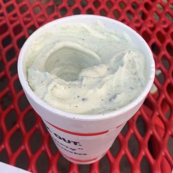 Cook Out - oreo mint fancy milkshake - Burgers Near Me - Garner, North Carolina