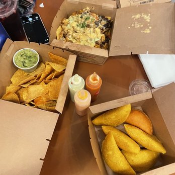 East Coast Street Tacos - Curbside Guacamole and Chips 4oz, Empanada Deal 6 for $15, chicken Loaded Street Nachos - Tacos Near Me - Brooklyn, New York East Coast Street Tacos - Curbside Guacamole and Chips 4oz, Empanada Deal 6 for $15, chicken Loaded Street Nachos - Tacos Near Me - Brooklyn, New York
