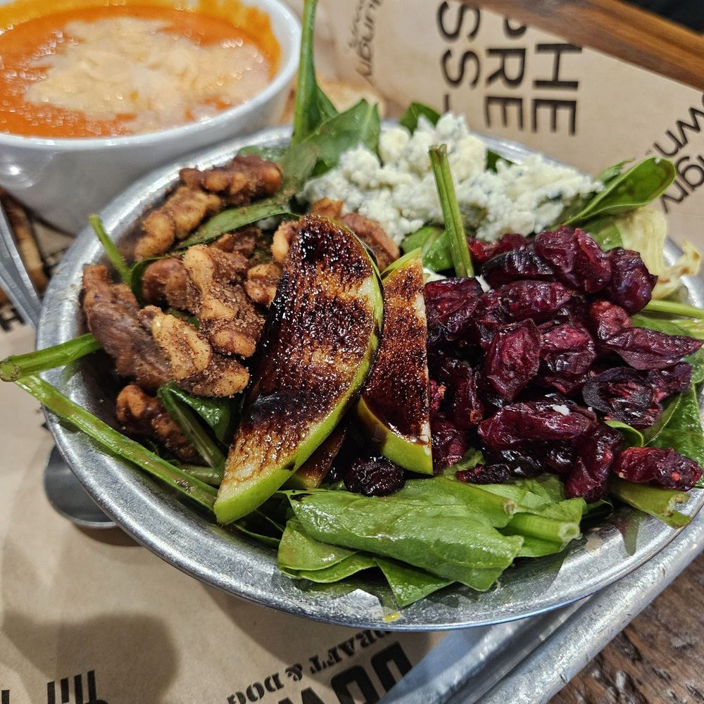 The Mule - Spinach salad and tomato soup, 5/5. - Bars Near Me - Oklahoma City, Oklahoma The Mule - Spinach salad and tomato soup, 5/5. - Bars Near Me - Oklahoma City, Oklahoma