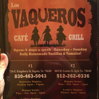 Los Vaqueros Cafe & Grill - Mexican Near Me - Kyle, Texas