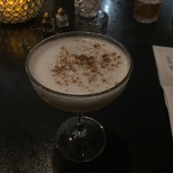 Frisky Whisky Tapas Lounge - Seasonal Pumpkin Pie Martini.