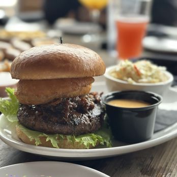 State 48 Lager House - Such a tall Burger IG: @ammysalamii - Brewpubs Near Me - Scottsdale, Arizona