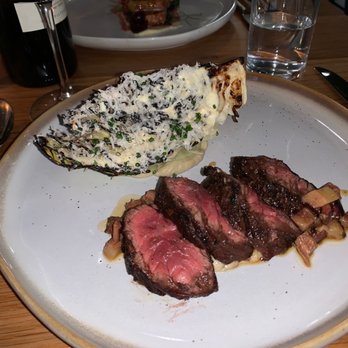 Heritage - Chimichurri hanger steak - Modern European Near Me - Long Beach, California Heritage - Chimichurri hanger steak - Modern European Near Me - Long Beach, California