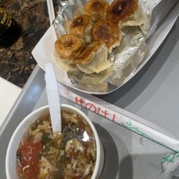 Tomato Egg Drop & Pork Dumplings Tomato Egg Drop & Pork Dumplings