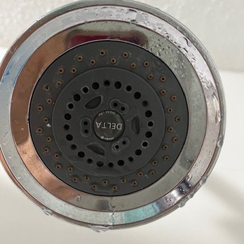 Fairfield Inn Amesbury - Shower head hasn't been cleaned this century. - Hotels Near Me - Amesbury, Massachusetts
