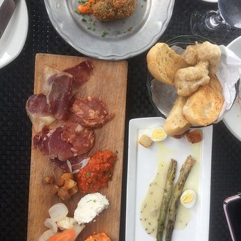 AMBAR Restaurant, Capitol Hill - Charcuterie Board, aspragus, and leek croquettes - Modern European Near Me - Washington, DC, District of Columbia