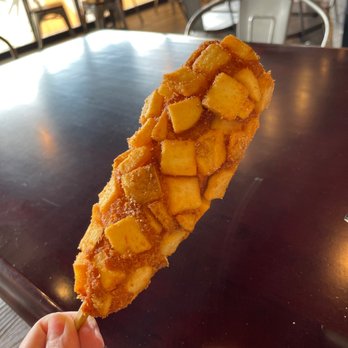 Oh K-Dog - 10. Potato Mozza Dog with parmesan - Hot Dogs Near Me - Austin, Texas