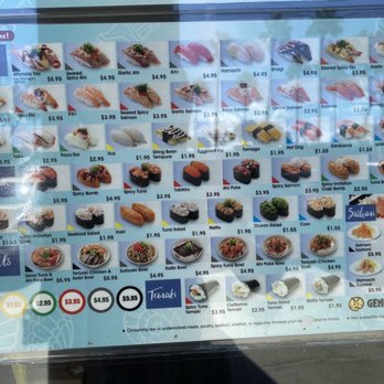 Genki Sushi - Menu - Sushi Bars Near Me - Waipahu, Hawaii Genki Sushi - Menu - Sushi Bars Near Me - Waipahu, Hawaii