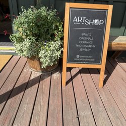 Art Shop - Signage at entrance