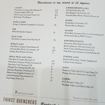 Moku Kitchen - Moku kitchen, I highly recommend this place. - Cocktail Bars Near Me - Honolulu, Hawaii