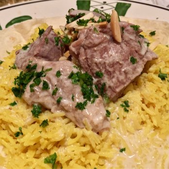 Petra House - Mansaf (Lamb Cooked in Yogurt Sauce) - Petra House - Mediterranean Near Me - Vancouver, Washington Petra House - Mansaf (Lamb Cooked in Yogurt Sauce) - Petra House - Mediterranean Near Me - Vancouver, Washington