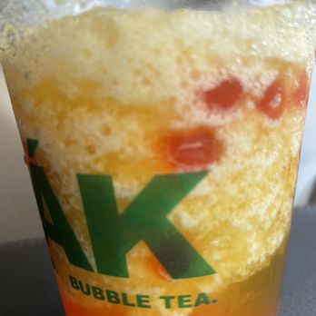 Rak Thai - Mango frozen Bubble Tea - Thai Near Me - Grand Rapids, Michigan