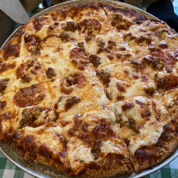 First Draft - Sausage and pepperoni pizza - American Near Me - Chicago, Illinois