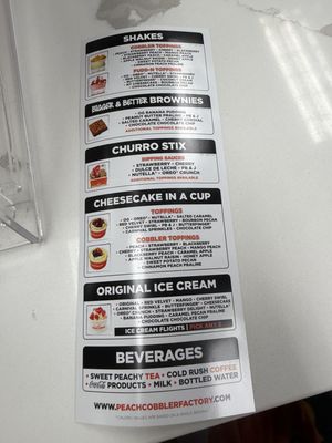 Menu photo 2 The Peach Cobbler Factory Independence, OH
