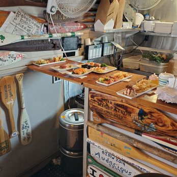 The Oar - a kitchen with a lot of food on the counter - Seafood Near Me - Block Island, Rhode Island The Oar - a kitchen with a lot of food on the counter - Seafood Near Me - Block Island, Rhode Island