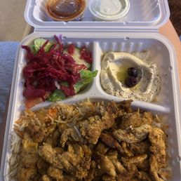 Chicken Baba Ghanoush with a Pita Bread Chicken Baba Ghanoush with a Pita Bread