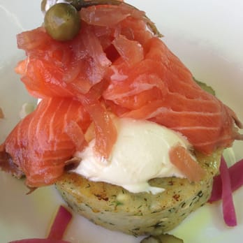 Kazbah - Feta Potato Cake with Smoked Salmon - Middle Eastern Near Me - Sydney, NSW Kazbah - Feta Potato Cake with Smoked Salmon - Middle Eastern Near Me - Sydney, NSW