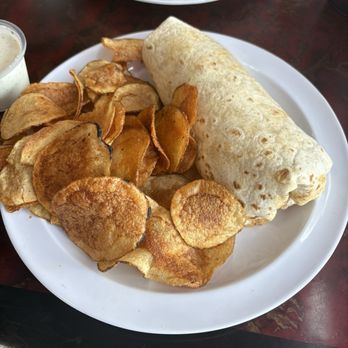 Graham Soda Shop & Grill - The Slider Wrap with Housemade Chips - American Near Me - Graham, North Carolina