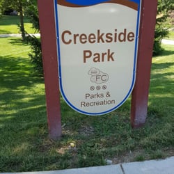 Creekside Park - Park sign