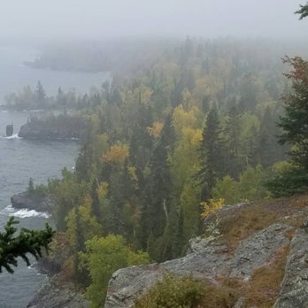 Tettegouche State Park - From Shovel Point trail on a foggy day - Parks Near Me - Silver Bay, Minnesota Tettegouche State Park - From Shovel Point trail on a foggy day - Parks Near Me - Silver Bay, Minnesota