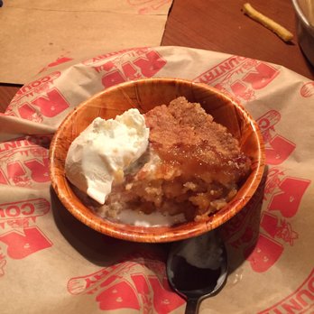 Rib Country BBQ - Murphy - Delicious peach cobbler and vanilla ice cream. - Barbeque Near Me - Murphy, North Carolina Rib Country BBQ - Murphy - Delicious peach cobbler and vanilla ice cream. - Barbeque Near Me - Murphy, North Carolina