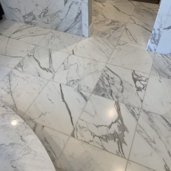 Restoration Masters - Master bath marble work. Clean grout lines - Damage Restoration Near Me - Van Nuys, California