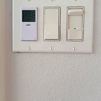Redline Electric - Digital timer installed for outdoor lights. - Electricians Near Me - Huntington Beach, California Redline Electric - Digital timer installed for outdoor lights. - Electricians Near Me - Huntington Beach, California