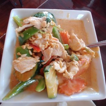 Thai Basil - Peanut curry (Panang) with chicken - Thai Near Me - Tempe, Arizona Thai Basil - Peanut curry (Panang) with chicken - Thai Near Me - Tempe, Arizona