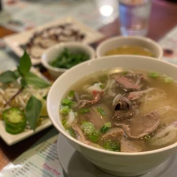 Simply Pho You - a bowl of soup with meat and vegetables - Vietnamese Near Me - Los Angeles, California Simply Pho You - a bowl of soup with meat and vegetables - Vietnamese Near Me - Los Angeles, California