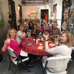 Silver of Oz - A girls night out event. Between finishing our jewelry pieces and drinking our wine, we were exhausted. Or were we? :)
