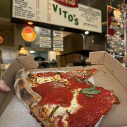 Grandma & Margherita slice Grandma & Margherita slice