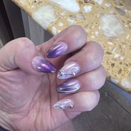"Purple and silver, whatever you want to do with that." I LOVE THEM. "Purple and silver, whatever you want to do with that." I LOVE THEM.