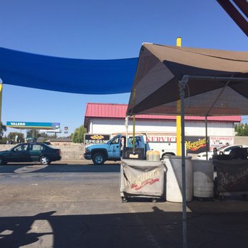 Ellis Car Wash - Yay this should help minimize water spots. They put up this shade to help keep the cars covered while they're waiting to be worked on - Car Wash Near Me - Lodi, California