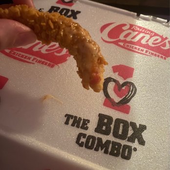Raising Cane's - Chicken finger in my box combo ... seriously canes ... Ridiculous. - Fast Food Near Me - Las Vegas, Nevada Raising Cane's - Chicken finger in my box combo ... seriously canes ... Ridiculous. - Fast Food Near Me - Las Vegas, Nevada