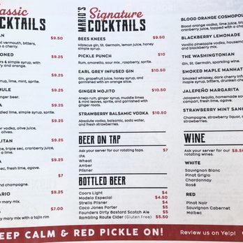 The Red Pickle - Alcohol menu - Sandwiches Near Me - Ellensburg, Washington The Red Pickle - Alcohol menu - Sandwiches Near Me - Ellensburg, Washington