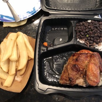 Poyoteca - Steak Fries, White Rice with Black Beans, Quarter Chicken (White) - Peruvian Near Me - Rockville, Maryland Poyoteca - Steak Fries, White Rice with Black Beans, Quarter Chicken (White) - Peruvian Near Me - Rockville, Maryland