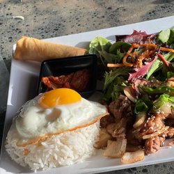 Lemon grass beef plate
