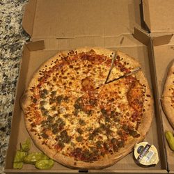Milano's - Uneven slices.