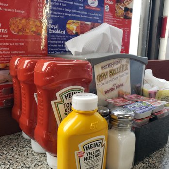 Royal Waffle King - 3 bottles of ketchup.  Every table not just mine. - Waffles Near Me - Murphy, North Carolina